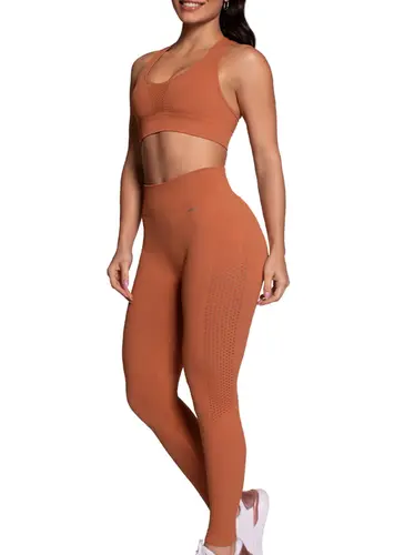 Look Top Feminino Nadador Selene 20962-002 + Legging Feminina Selene 20960-002