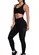 Look Top Feminino Nadador Selene 20962-002 + Legging Feminina Selene 20960-002