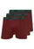 Kit com 3 Cuecas Boxer Lupo 523-003