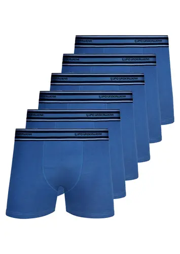 Kit com 6 Cuecas Boxer Lupo 523-003