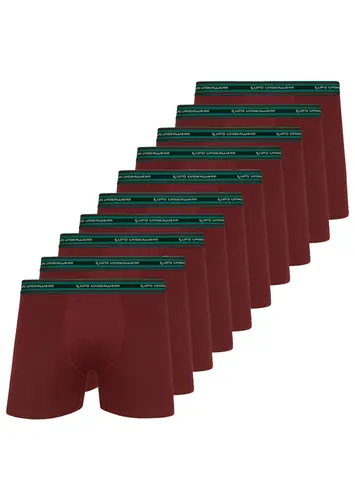 Kit com 10 Cuecas Boxer Lupo 523-003
