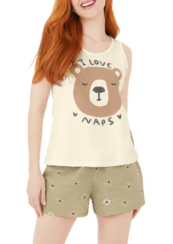Pijama Feminino Curto Malwee 1000126805