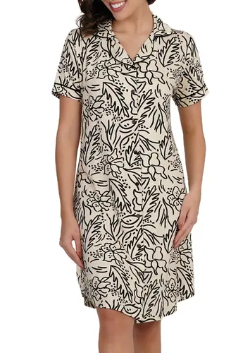 Camisola Feminina Curta com Abertura Podiun 256136