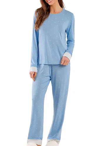 Pijama Feminino Longo Cor com Amor 2010706