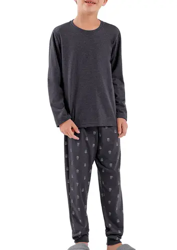 Pijama Infantil Menino Longo Cor com Amor 2060034