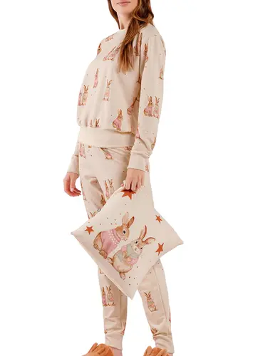 Pijama Feminino Longo Cor com Amor 2010549