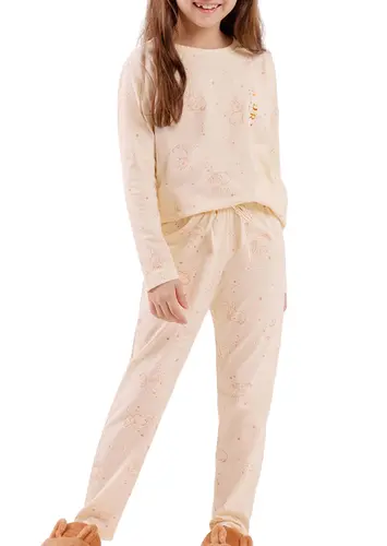 Pijama Infantil Menina Longo Cor com Amor 2050075