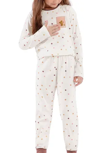 Pijama Infantil Menina Longo Cor com Amor 2050095