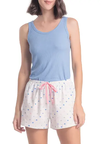 Pijama Feminino Curto Espaço Pijama 4010320