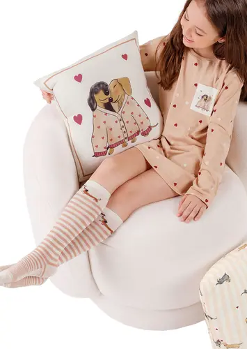 Camisola Infantil Longa + Meia Cor com Amor 2050112