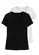 Kit com 2 Camisetas Feminina Hering 02tq