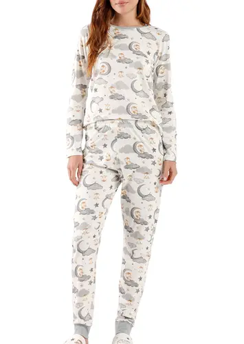Pijama Feminino Longo Cor com Amor 2010628
