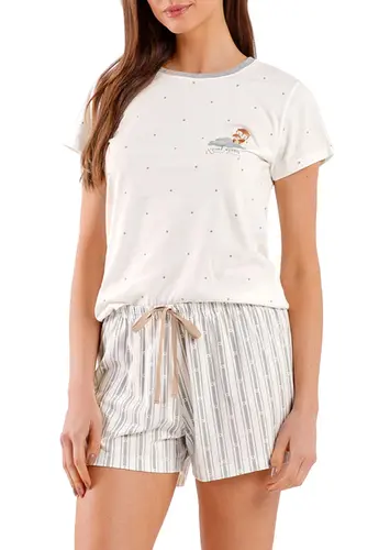 Pijama Feminino Curto Cor Amor 2010698