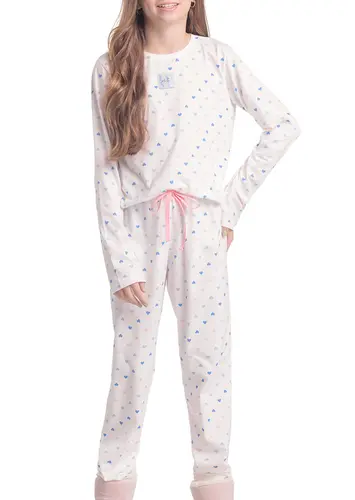 Pijama Infantil Menina Longo Espaço Pijama 4050051