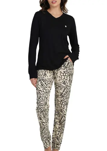 Pijama Feminino Longo Podiun 255136