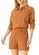 Look Camisa Feminina Ampla Enfim 1000126052 + Shorts Feminino Mom Enfim 1000127985