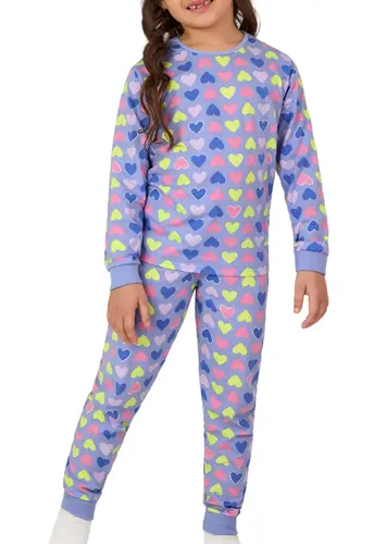 Pijama Infantil Menina Longo Malwee 1000126334