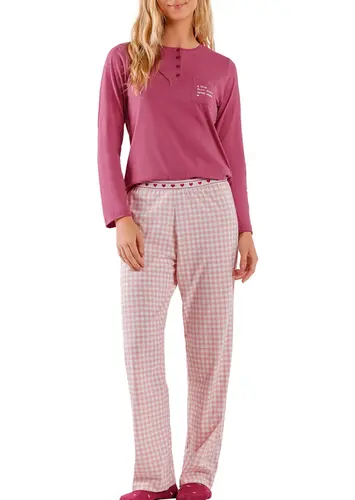 Pijama Feminino Longo Cor com Amor  2010668