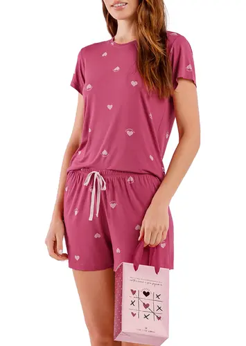 Pijama Feminino Curto Cor com Amor 2010672
