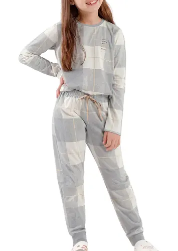 Pijama Infantil Menina Longo Cor com Amor 2050085