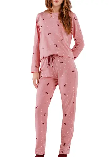 Pijama Feminino Longo Cor com Amor 2010583