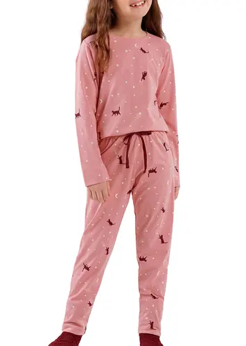 Pijama Infantil Menina Longo Cor com Amor 2050079