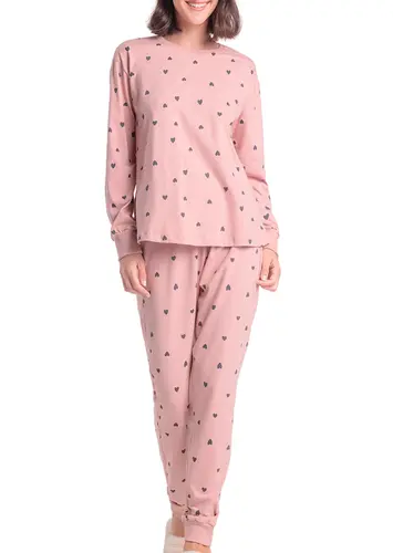 Pijama Feminino Longo Espaço Pijama 4010350