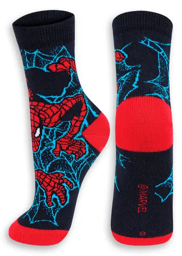 Meia Infantil Cano Médio Homem Aranha 2445-039