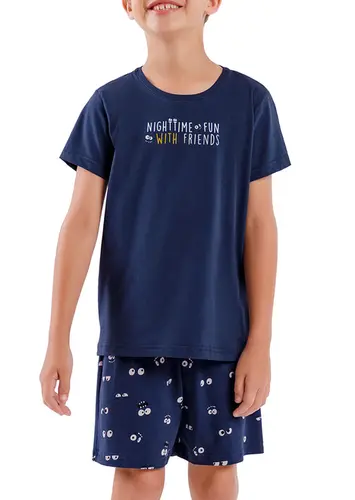 Pijama Infantil Menino Curto Cor com Amor 2060046