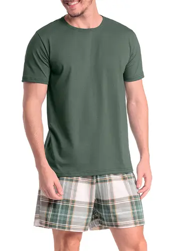 Pijama Masculino Curto Espaço Pijama 4030022
