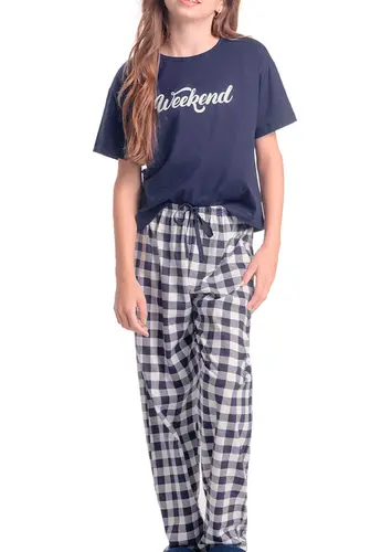 Pijama Infantil Menina Longo Espaço Pijama 4050050