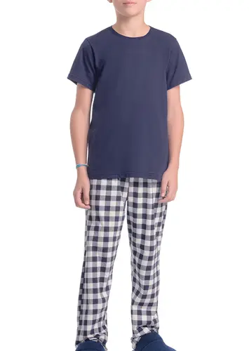 Pijama Infantil Menino Longo Espaço Pijama 4060015