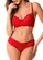 Look Sutiã com Aro e sem Bojo Candy Baby Demillus 64291 Taça B + Calcinha Caleçon Candy Baby Demillus 54291