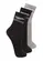 Kit com 3 Pares de Meias Esportiva Cano Médio Speedo 8030