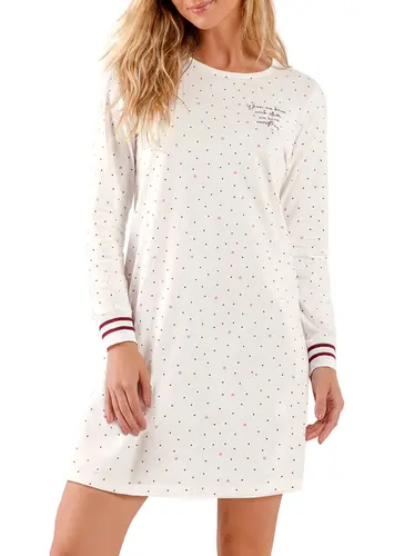 Camisola Feminina Longa Cor com Amor 2010568