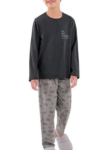 Pijama Infantil Menino Longo Cor com Amor 2060049