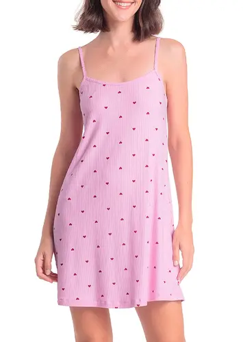 Camisola Feminina Curta Espaço Pijama 4010326