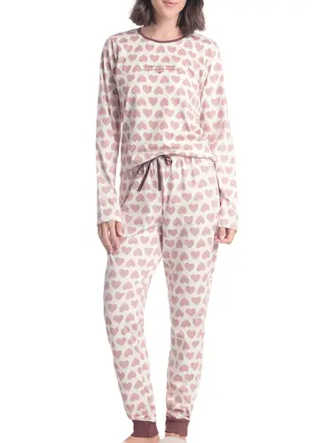 Pijama Feminino Longo Espaço Pijama 4010324