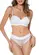 Look Sutiã com Aro e sem Bojo Nupcial Demillus 64105 + Calcinha Fio Dental Vanille Demillus 51042