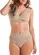 Look Sutiã sem Aro e sem Bojo Rantelli Demillus 61227 Taça B + Calcinha Hot Pants Aubade Demillus 57488