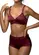 Look Sutiã sem Aro e sem Bojo Demillus 61196/61096 Taça B + Calcinha Alta Bourbon Demillus 26406
