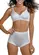 Look Sutiã sem Aro e sem Bojo Demillus 61196/61096 Taça B + Calcinha Alta Bourbon Demillus 26406