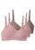 Kit com 3 Sutiãs sem Aro e sem Bojo Liz 71710 Taça B