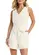 Look Colete Feminino Alfaiataria Marialicia 184183 + Shorts Feminino Alfaiataria Marialicia 184124