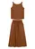 Look Blusa Feminina Regata Marialicia 184077 + Saia Midi Marialicia 184084