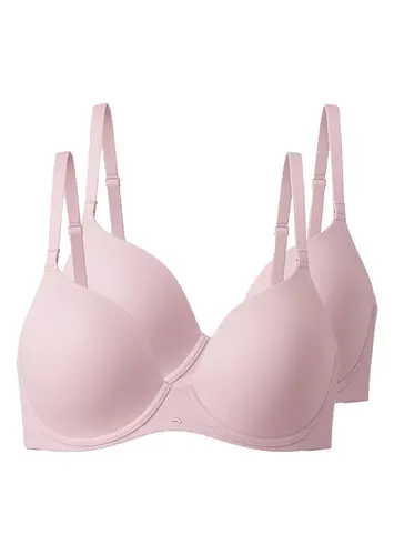 Kit com 2 Sutiãs com Aro e Bojo Push Up Liz 51805 Taça B