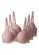 Kit com 3 Sutiãs com Aro e Bojo Liz 51381 Taça B