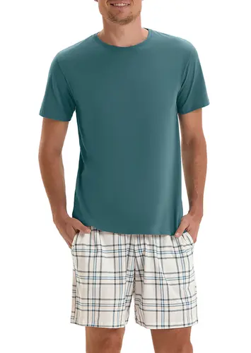 Pijama Masculino Curto Cor com Amor 2030164