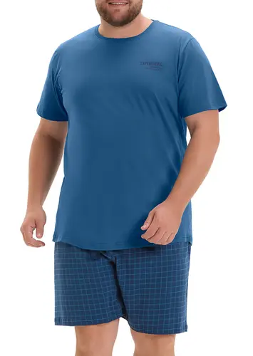 Pijama Masculino Curto Cor com Amor 2040040 Plus Size