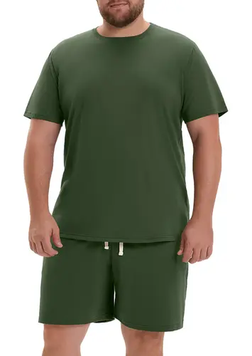 Pijama Masculino Curto Cor com Amor 2040041 Plus Size